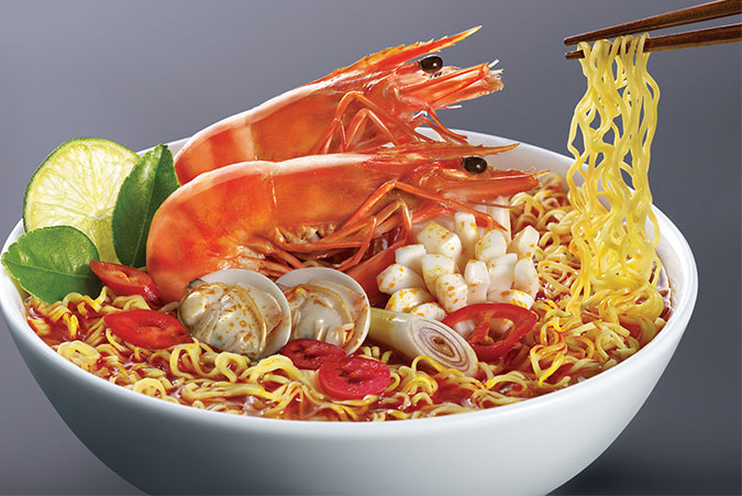 mi-tom Mì gói có rất ít chất dinh dưỡng vi lượng