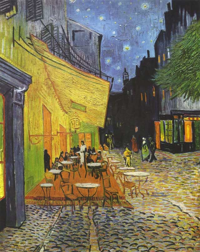 buc-tranh-cafe-via-he-trong-dem Bức tranh Cà phê vỉa hè trong đêm (Café Terrace at Night) của Vincent van Gogh
