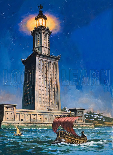 hai-dang-alexandria-5 Kiến trúc sư Hy Lạp Sostratus thuộc Cnidus đã thiết kế ngọn hải đăng Alexandria